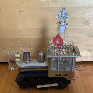Vintage DC 328 Locomotive Train Music and Decanter. Working.